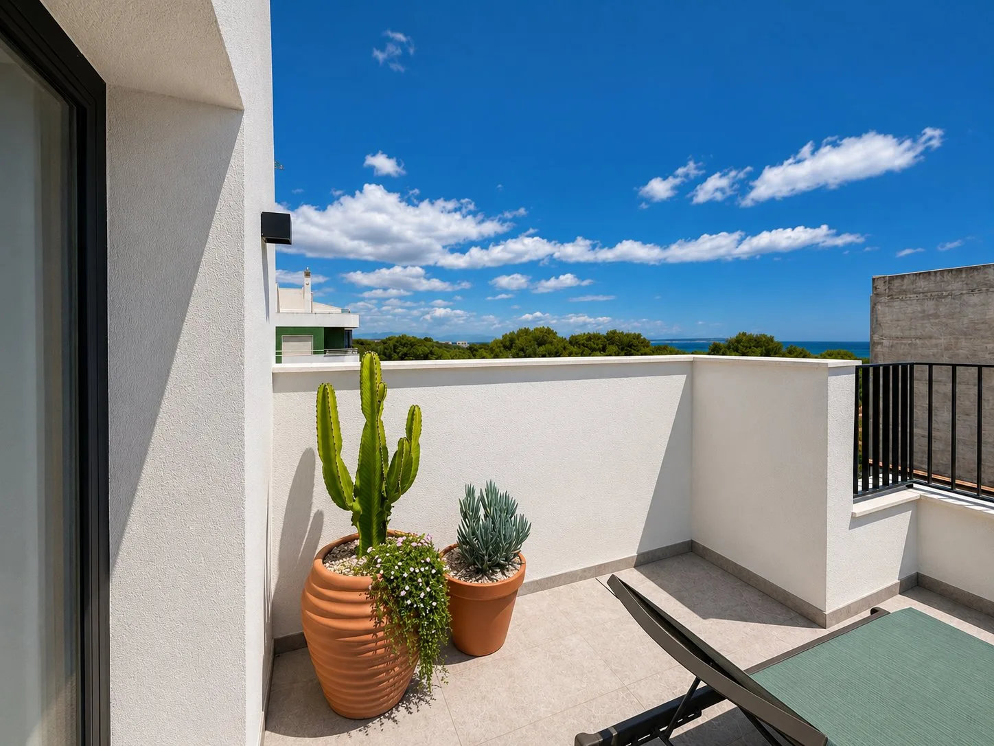 Ático - Terraza plantas